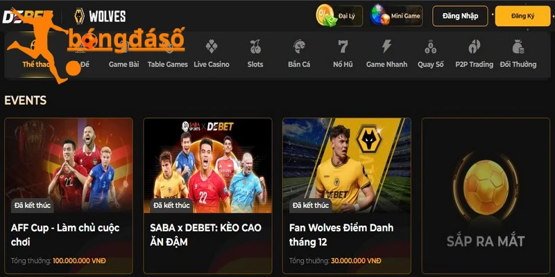 DEBET là thương hiệu nhà cái trực tuyến hot nhất 2025