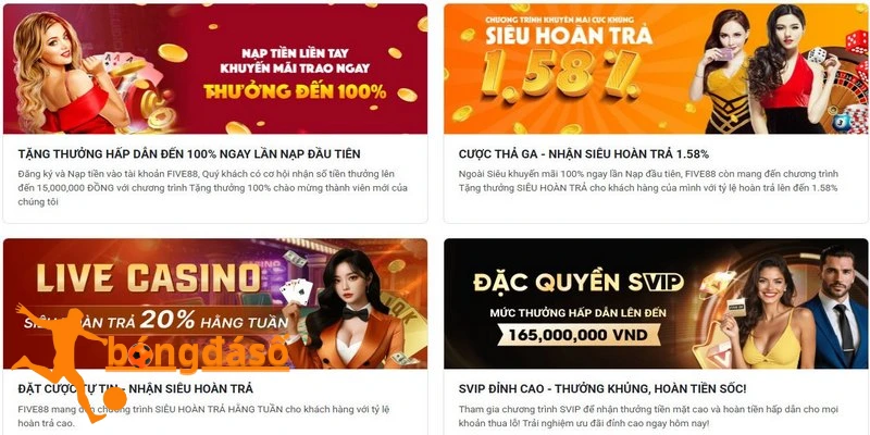 Ngập tràn sự kiện khuyến mãi hấp dẫn có tại trang cá cược