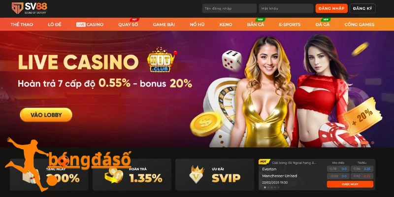 SV88 là top nhà cái uy tín hàng đầu